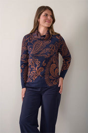 Pullover jacquard kol