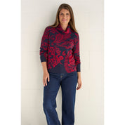 Pullover jacquard kol