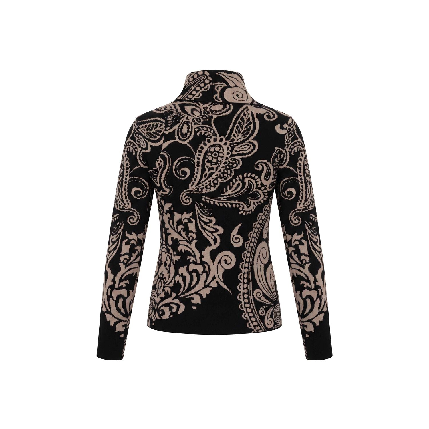 Pullover jacquard kol