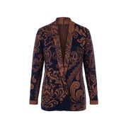 Vest jacquard shawlkraag