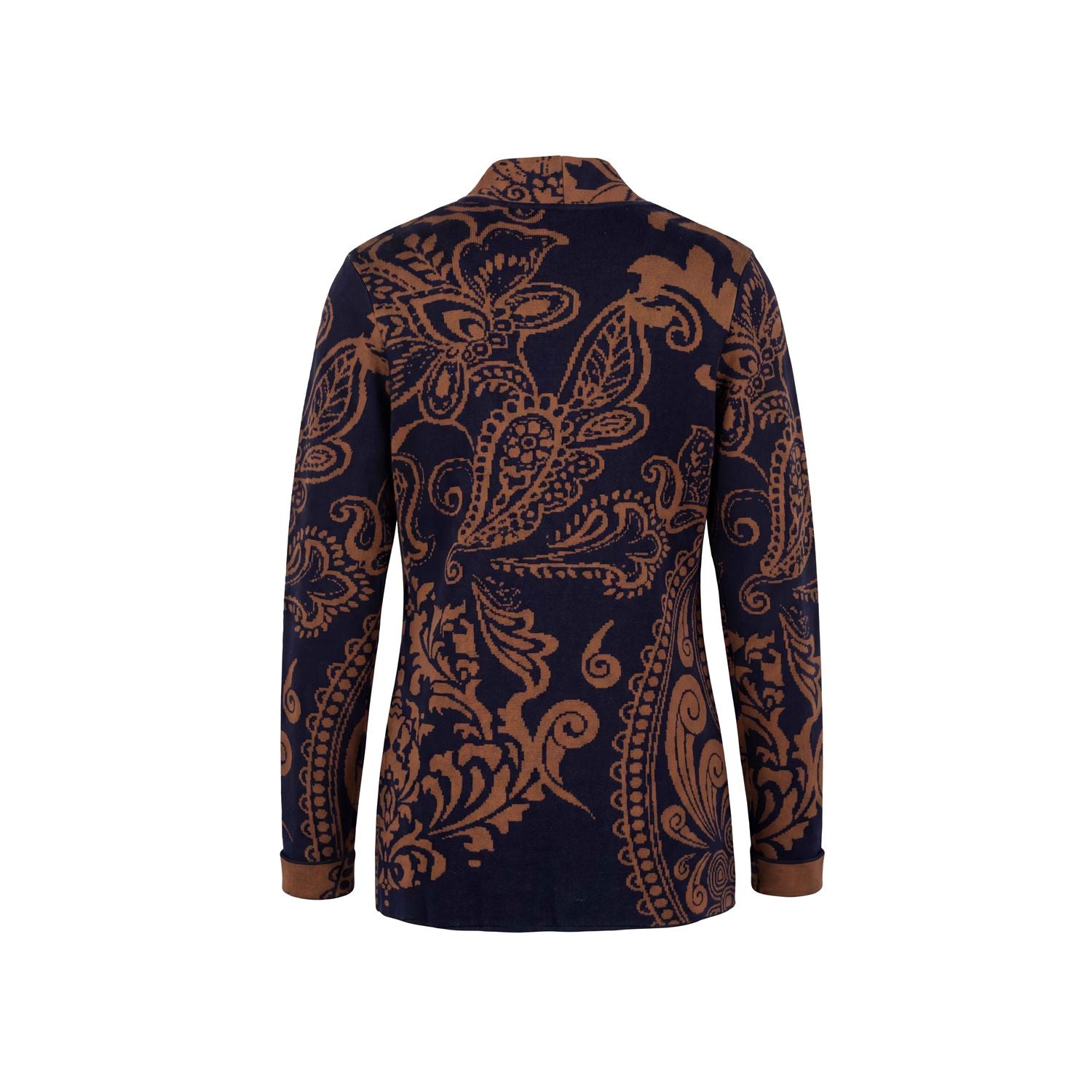 Vest jacquard shawlkraag