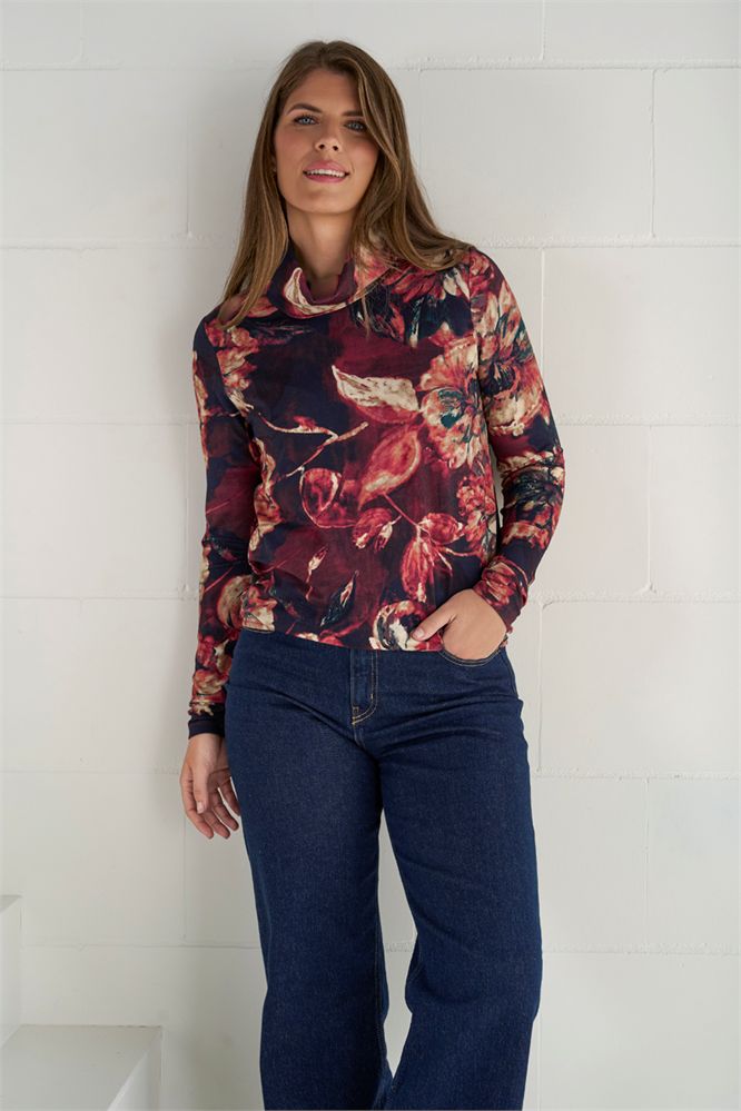 Blouson kol print