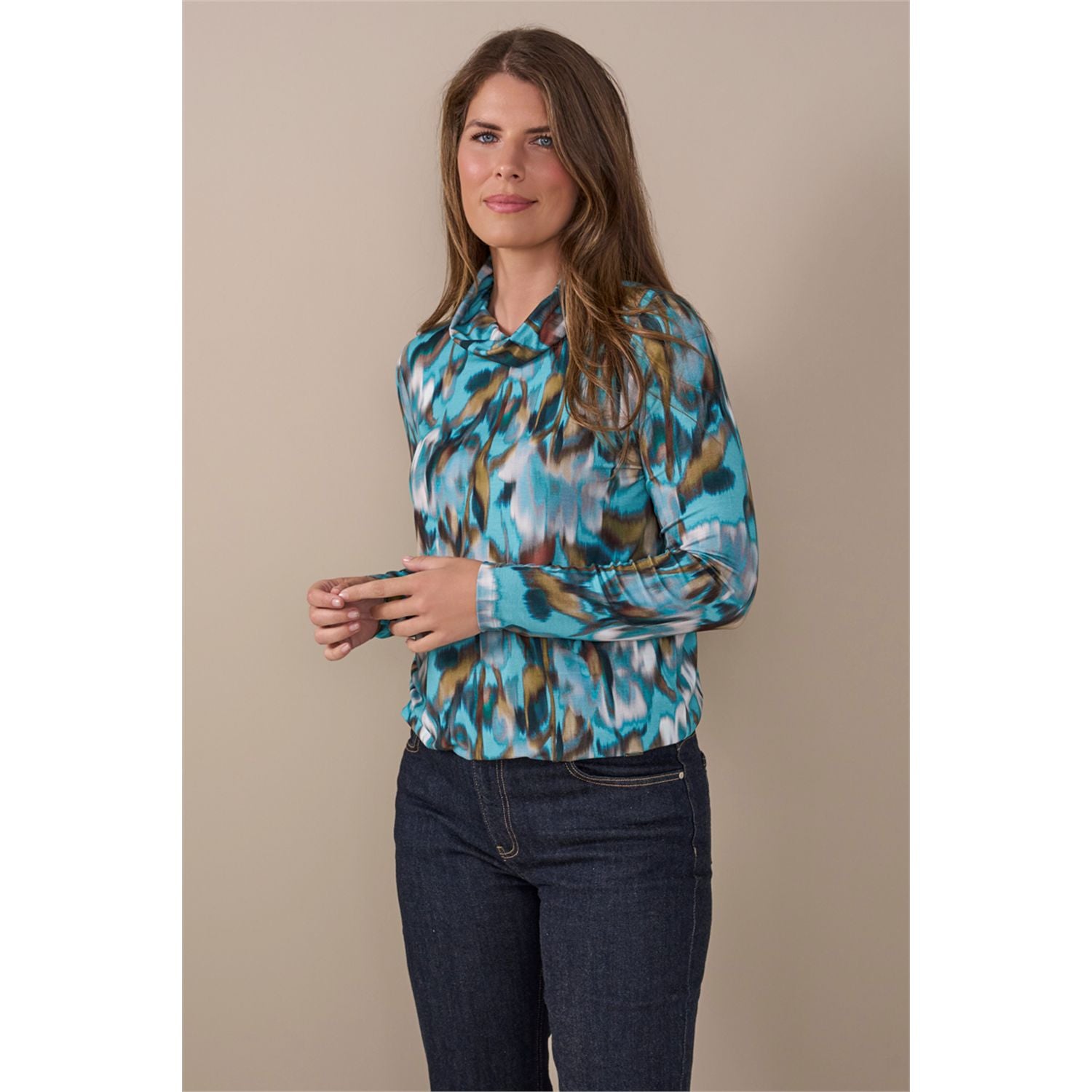 Blouson kol print