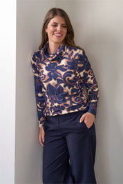 Blouson kol print