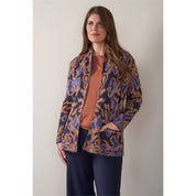 Vest sjaalkraag jacquard