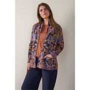 Vest sjaalkraag jacquard
