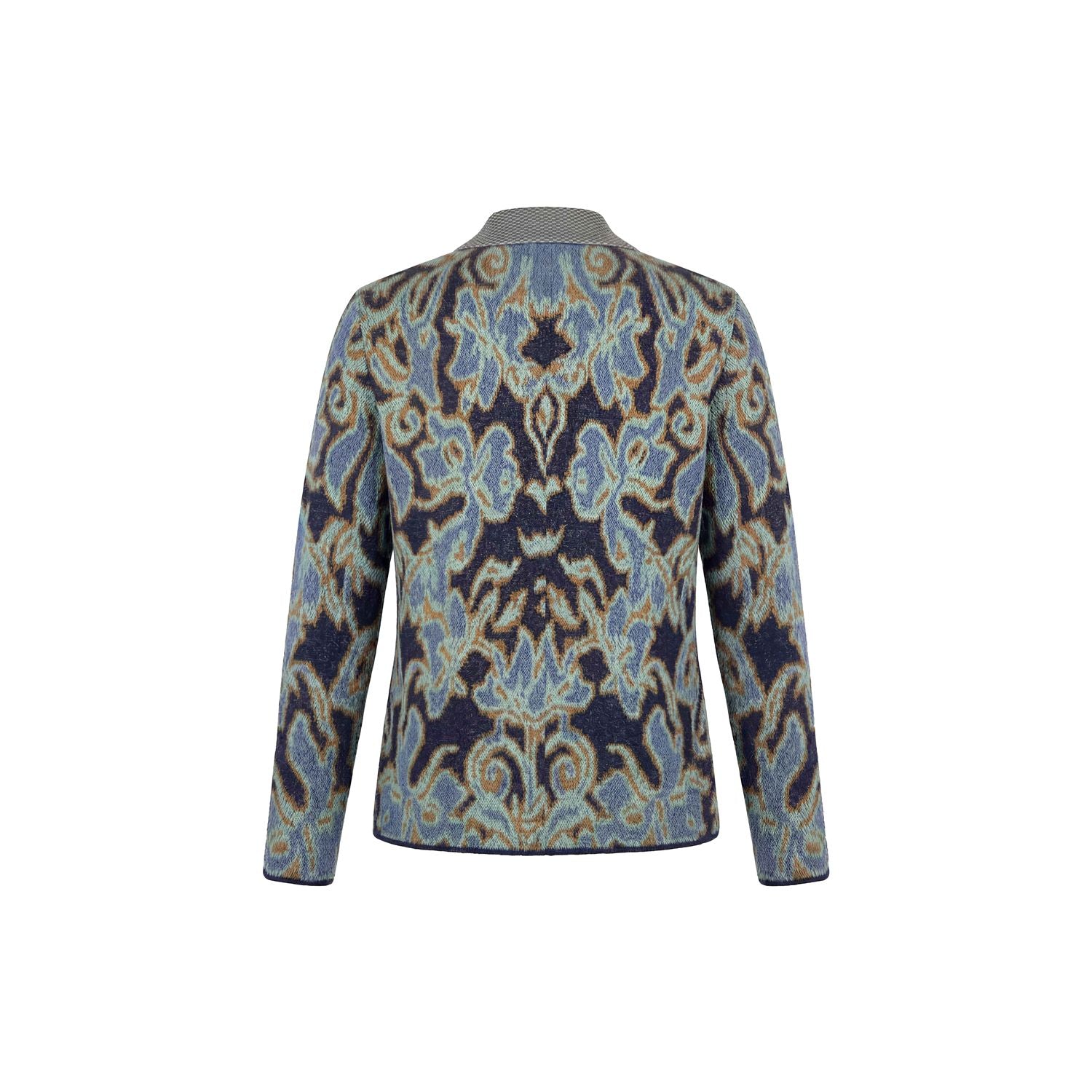 Vest sjaalkraag jacquard