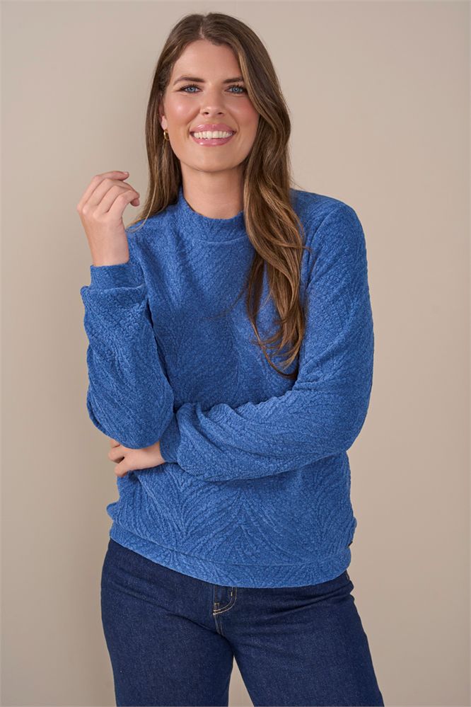 Sweater opstaande kraag