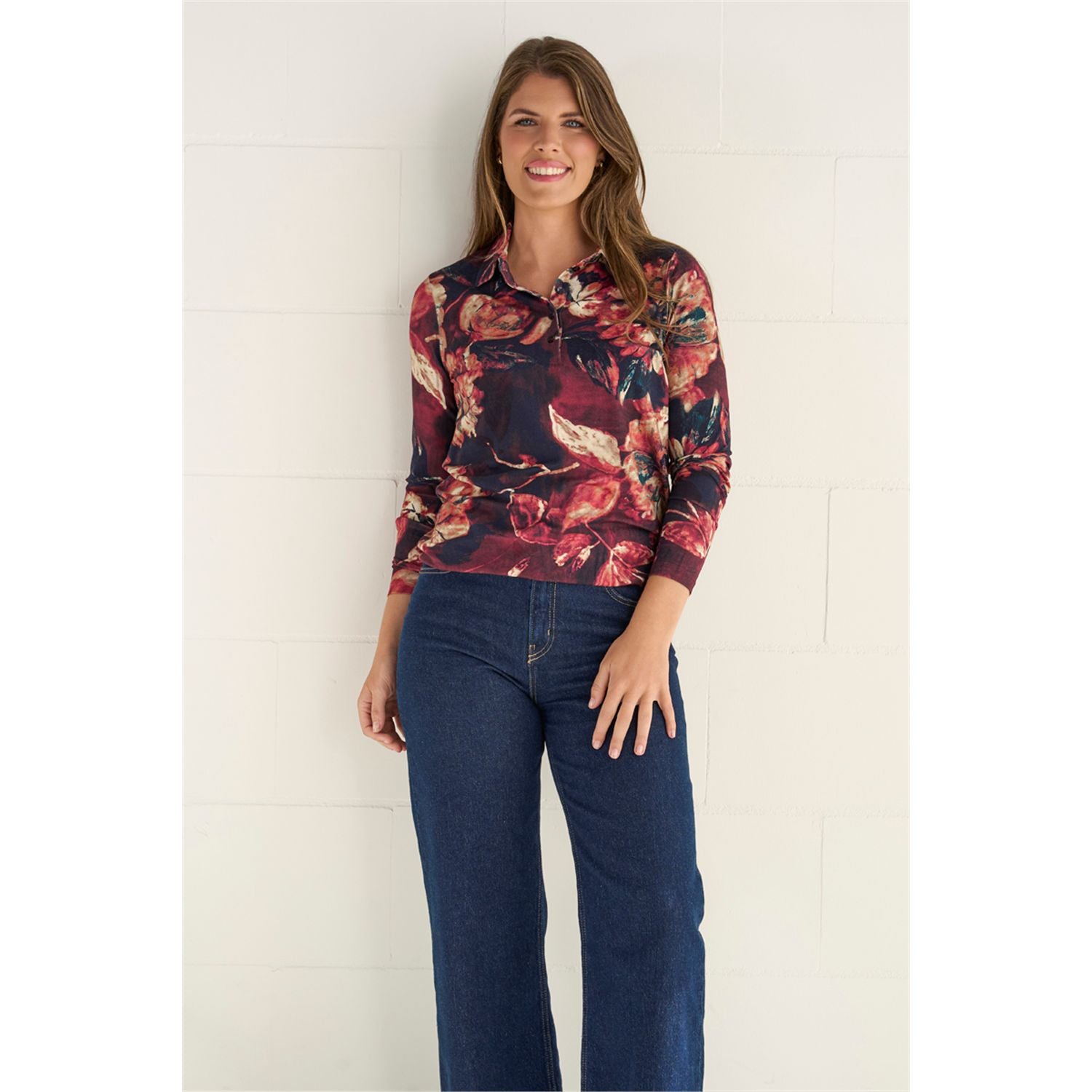 Blouson polo print