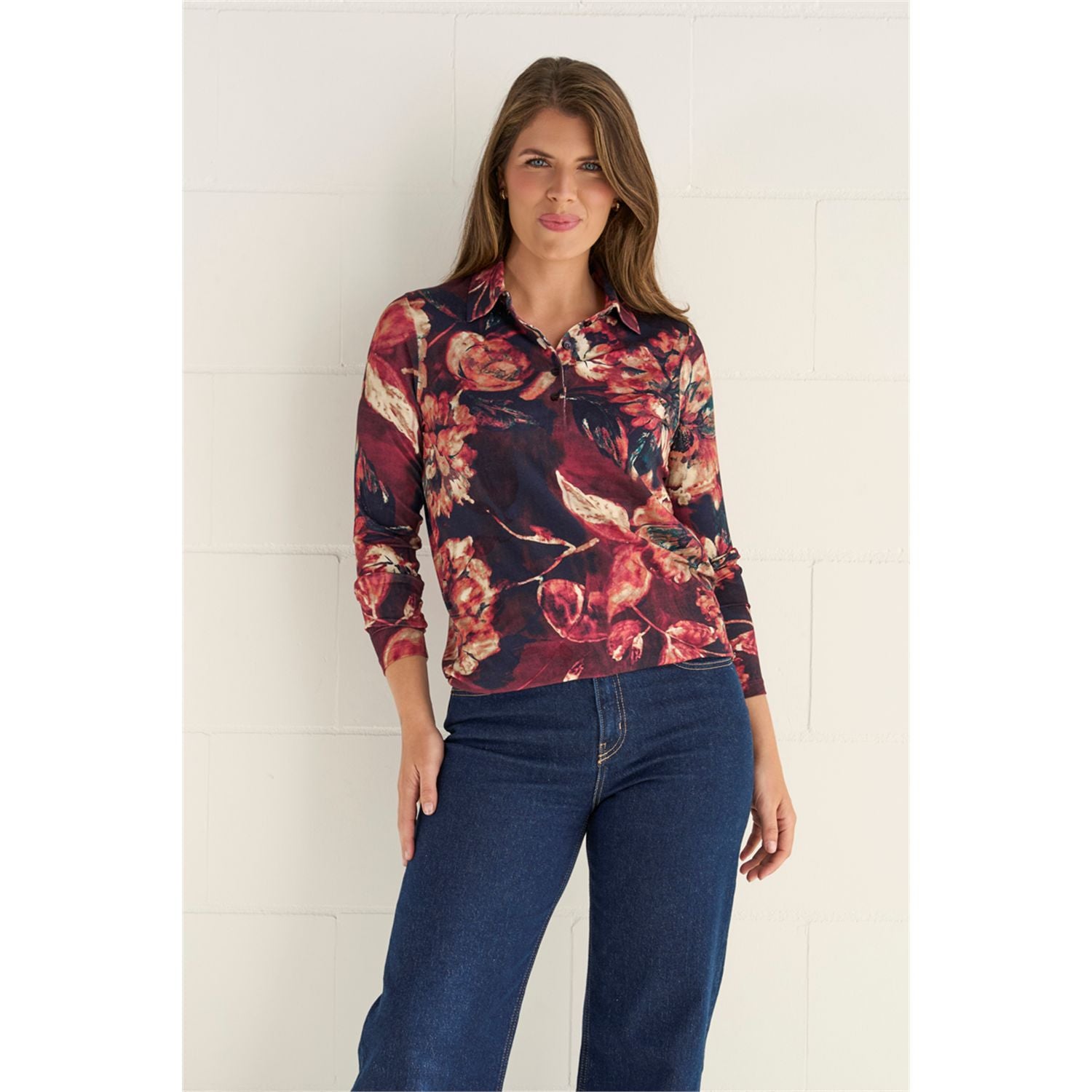 Blouson polo print