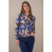 Blouson polo print