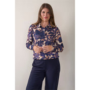 Blouson polo print