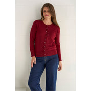 Vest ronde hals wol