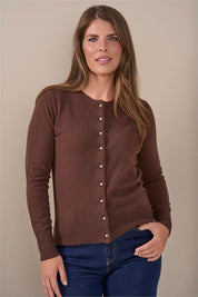 Vest ronde hals wol