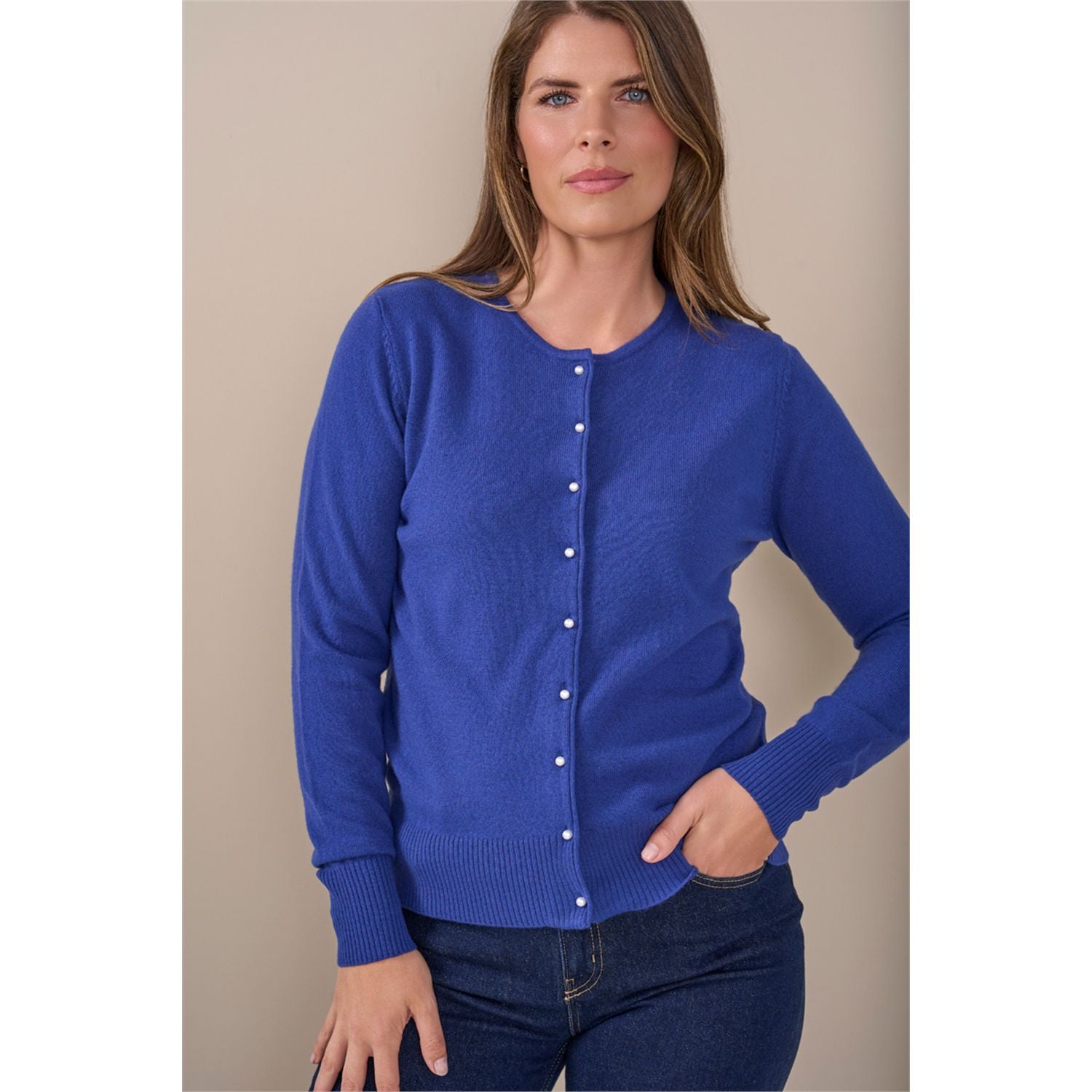 Vest ronde hals wol