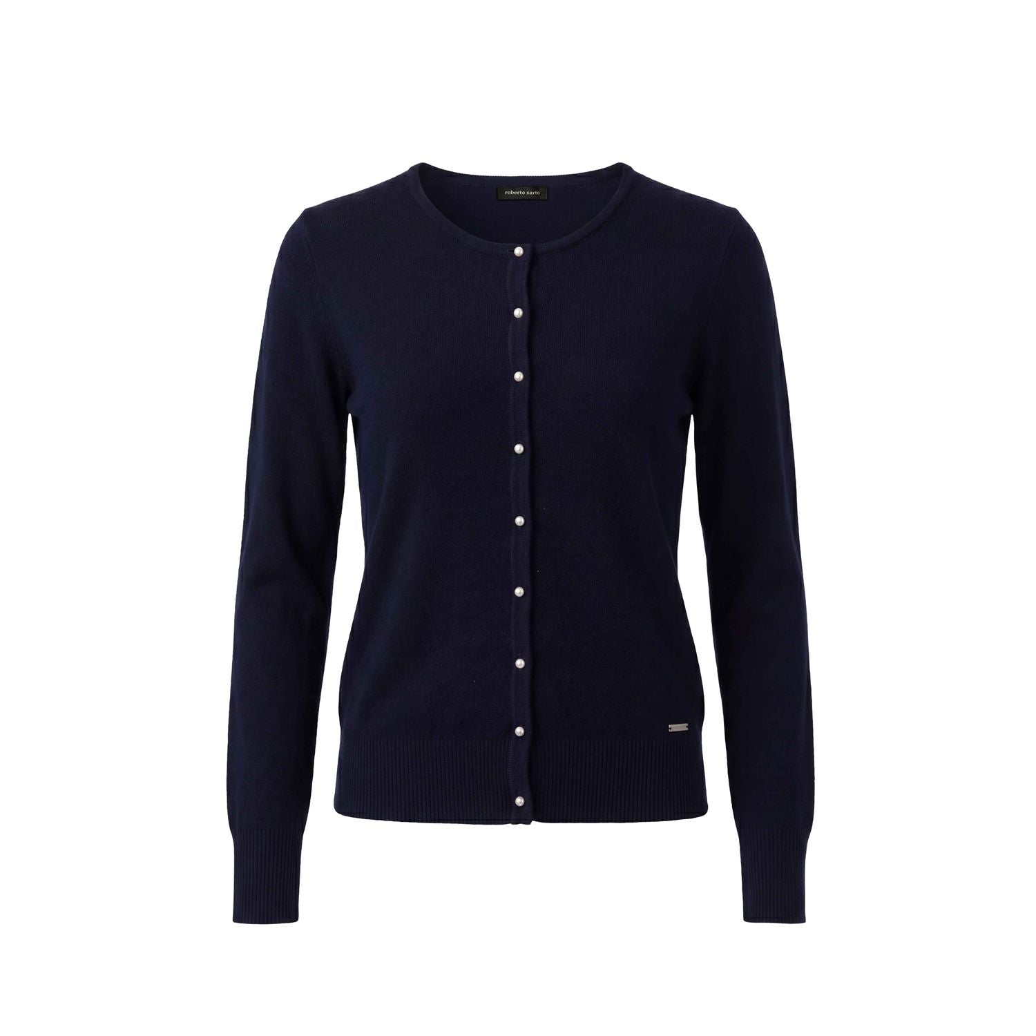 Vest ronde hals wol