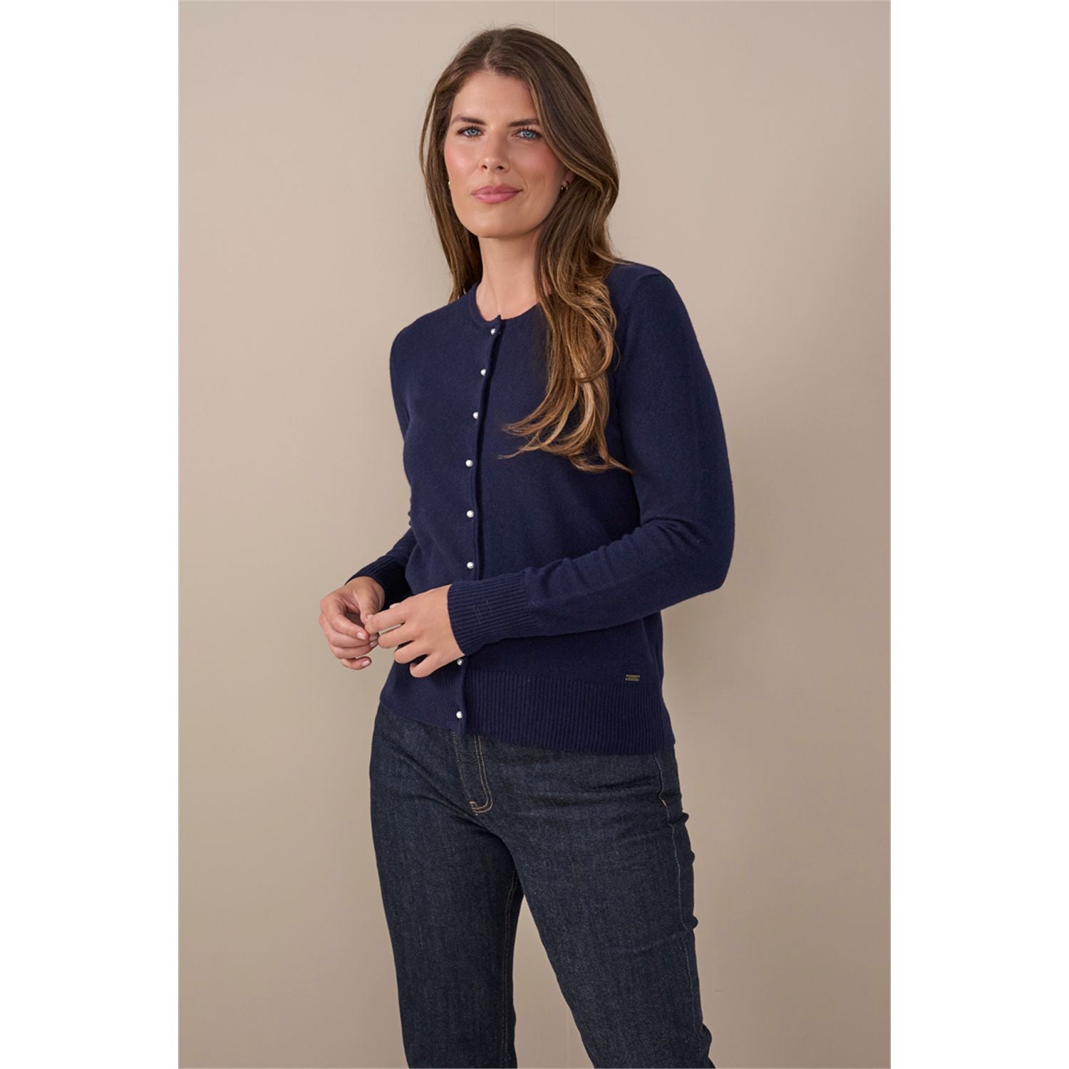 Vest ronde hals wol