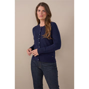 Vest ronde hals wol