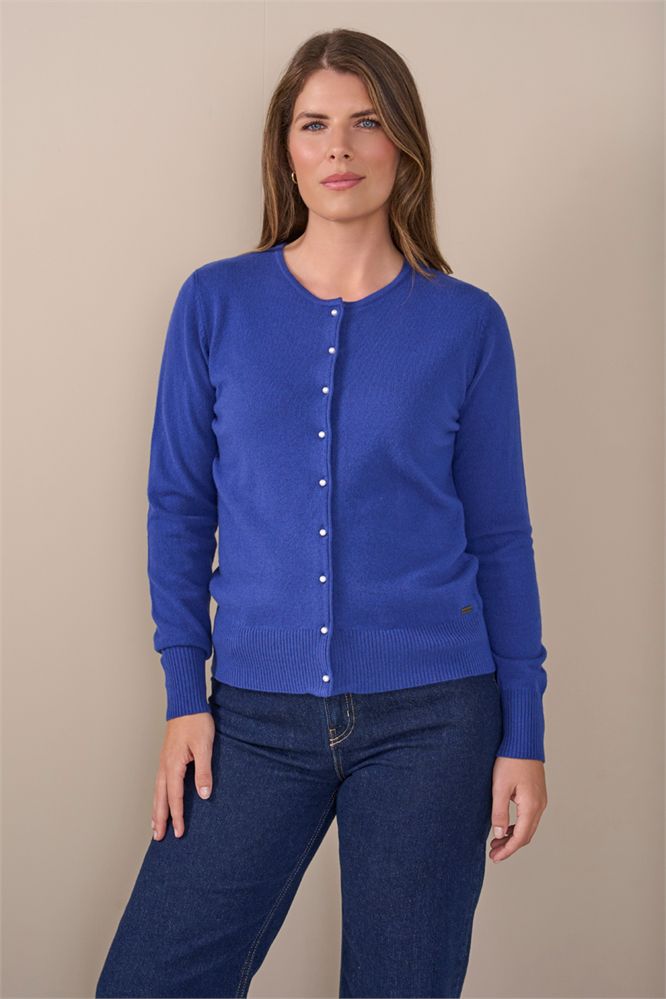 Vest ronde hals wol