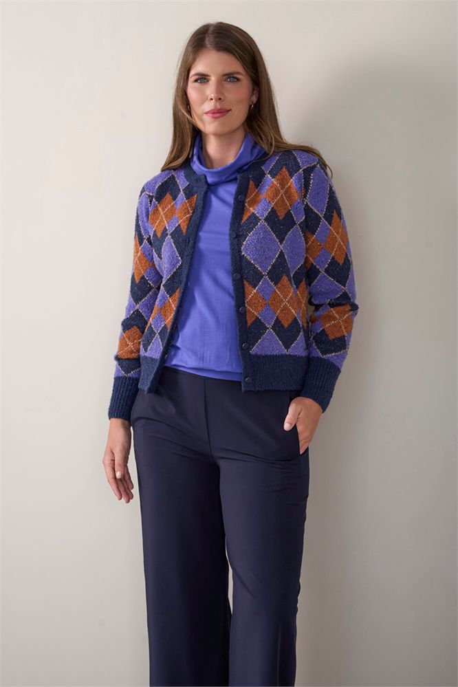 Vest boucle argyle