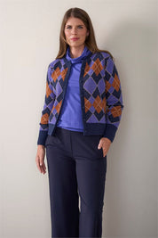 Vest boucle argyle