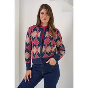 Vest boucle argyle