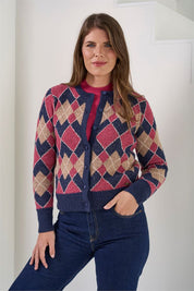 Vest boucle argyle