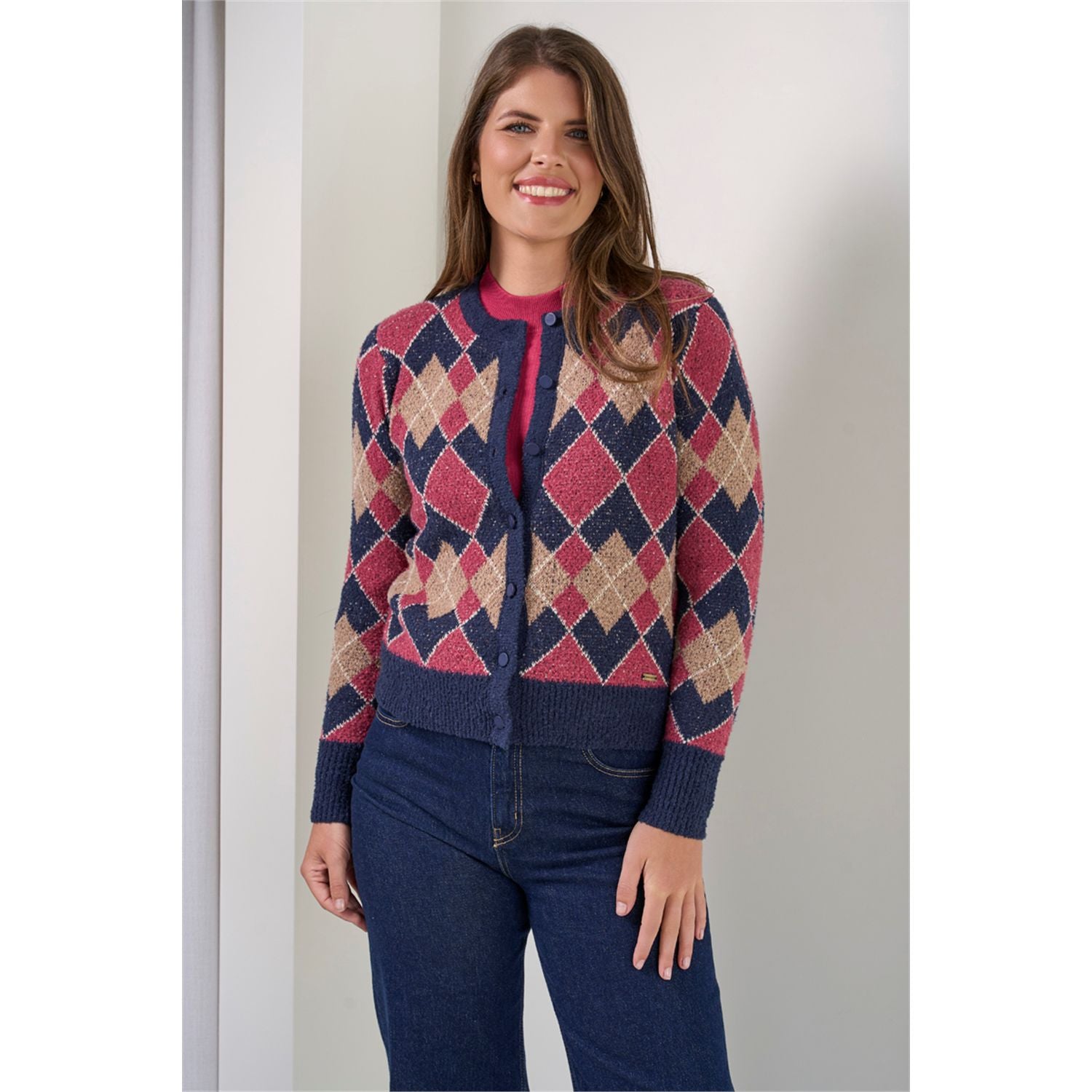 Vest boucle argyle