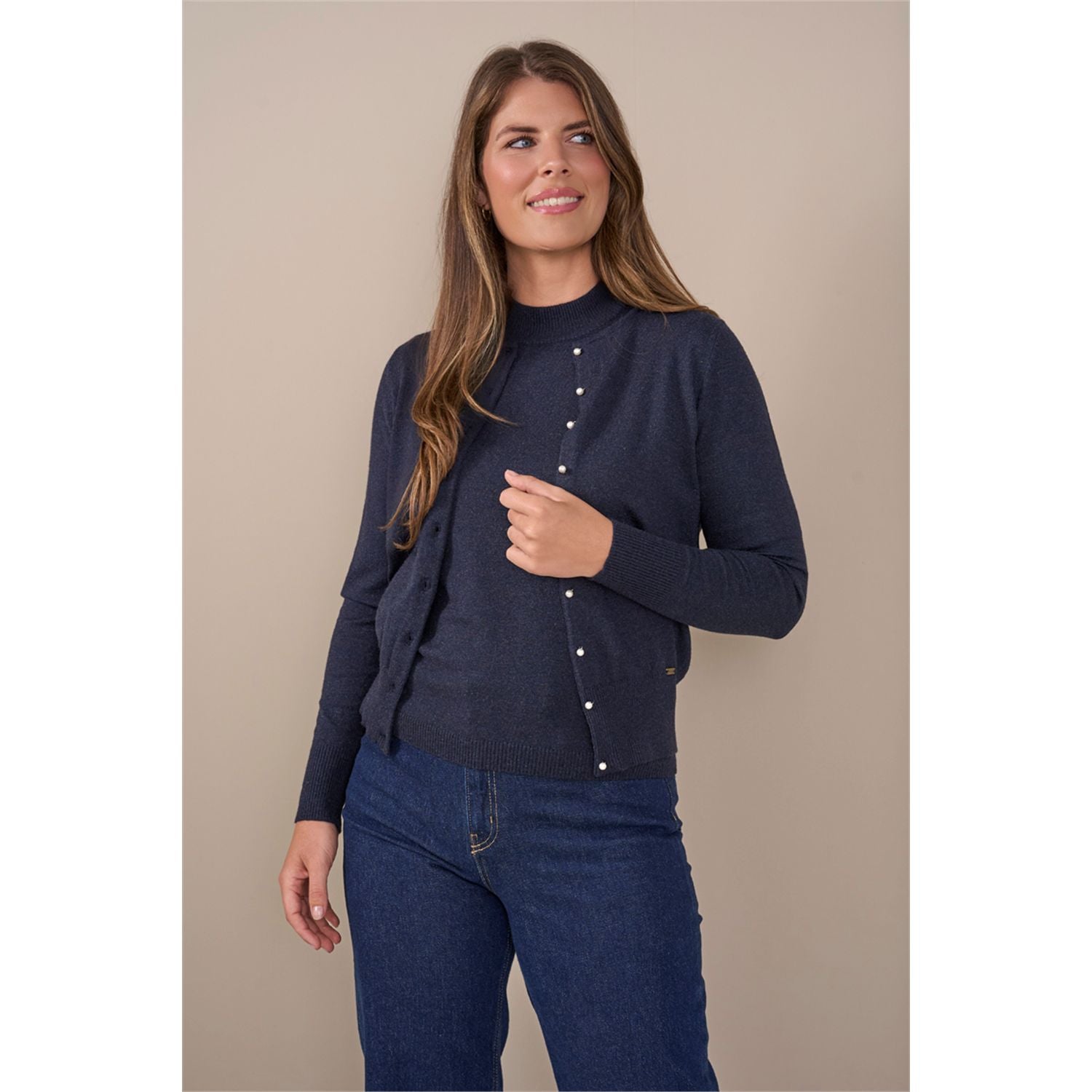 Vest parelknoopjes