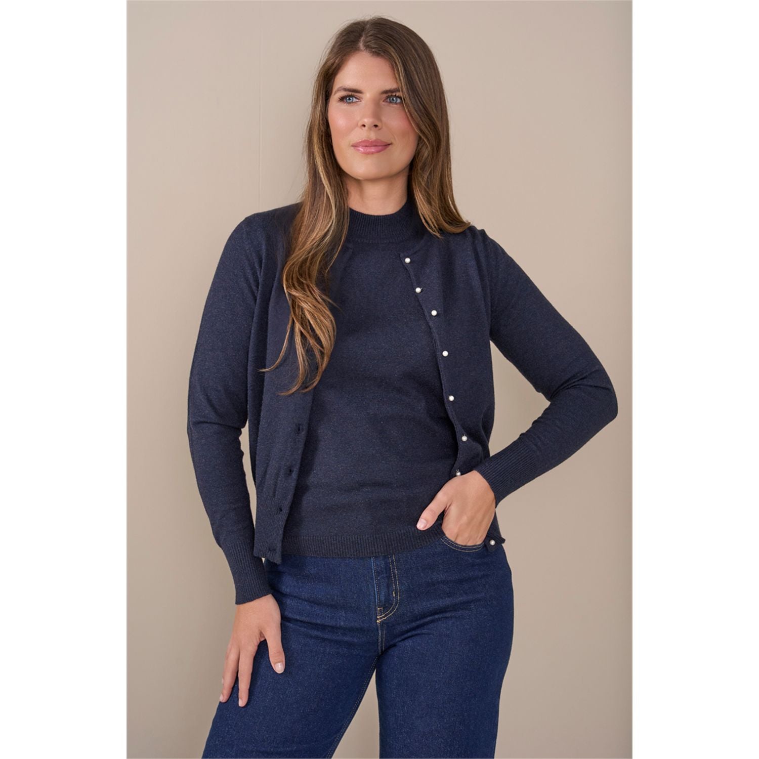 Vest parelknoopjes